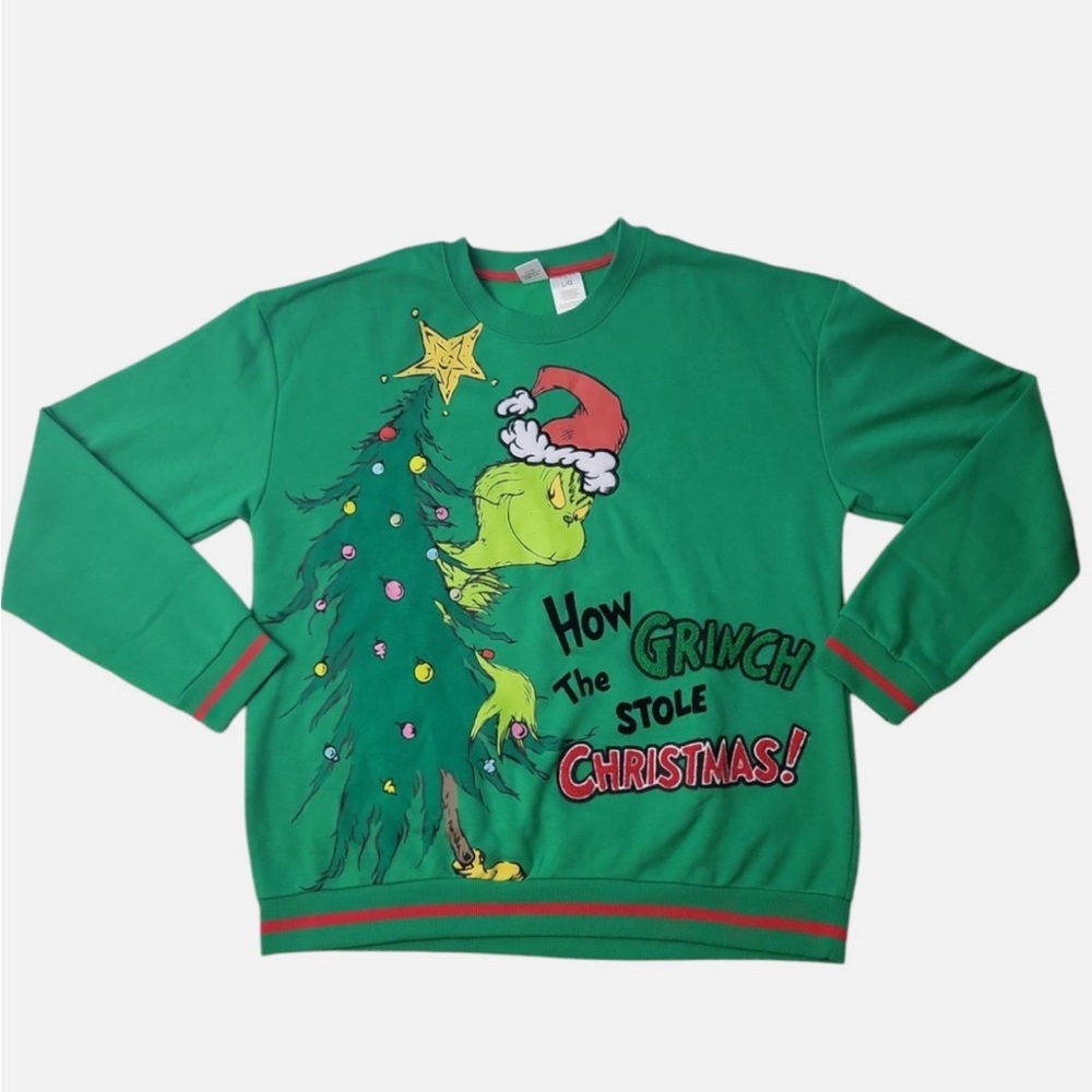 Green Grinch Christmas Sweatshirt